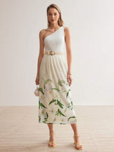 MOTF PREMIUM FLORAL PRINT TEXTURED STRAIGHT SKIRT